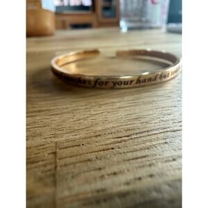 6/$25 "True Friend Reaches for Your Hand Touches Your Heart" Adjustable Bracelet